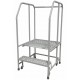 Cotterman 1002R1818-A2 Solid Metal Rubber Tread Safety Ladder