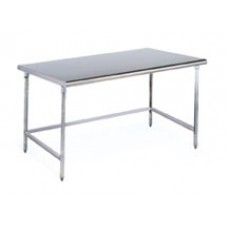 Eagle Group CRT2424T Solid Top Brushed Stainless Steel Cleanroom Table