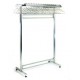 Eagle Group EP2448-DGRN Stainless Double Garment Rack for Non Removable Hangers