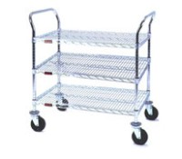 Eagle Group 3-Shelf Wire Utility Carts
