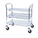Eagle Group U3-1836Z EAGLEbrite Utility Cart with 3 Wire Shelves