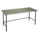 Eagle Group T2430GTE Spec-Master Stainless Bench with Galvanized Tubular Base and Legs
