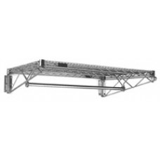 Eagle Group S1848-WGRT Wall Mounted Gowning Rack with Hanger Tube