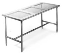 Eagle Perforated Top Brushed Stainless Lab Bench