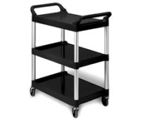 Eagle Group Black Polymer Utility Cart