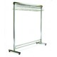 Eagle Group EP2448-SGRN Stainless Single Lab Garment Rack