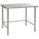 Eagle Group T2424STE Spec-Master Stainless Bench with Stainless Tubular Base and Legs