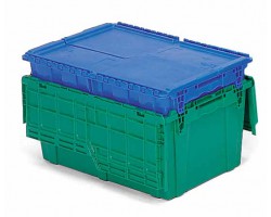 LEWISbins FP151 Plastic Attached Lid Distribution Containers