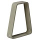 Hallowell 4820 Painted Aluminum Trapezoid Bench Pedestal