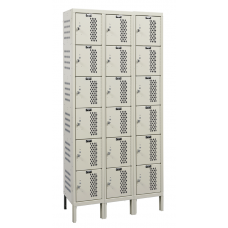 Hallowell U3288-6HDV Industrial Heavy Duty Ventilated Lockers Hallowell U3288-6HDV Industrial Heavy Duty Ventilated Lockers