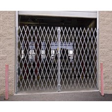 Illinois Engineered PFG865 Heavy Duty Pair Folding Security Gate | Industrial Steel Folding Gate