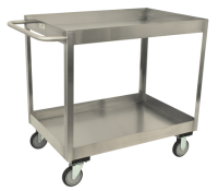 Jamco XZ-Series 2-Shelf Stainless Steel Cart