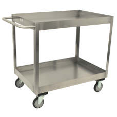Jamco 2-Shelf XZ236-U5 Stainless Steel Cart Lab Cart Jamco 2-Shelf XZ236-U5 Stainless Steel Cart Lab Cart