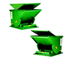 Jesco Style A Hopper Lid 220044 | Durable Steel Lid for Self-Dumping Hoppers