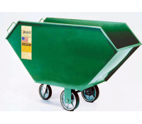 Jesco Tilt Chip Truck and Tilt Waste Truck | Leakproof Steel Bulk Hauling Carts