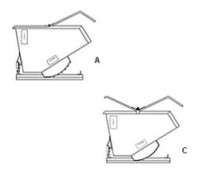 Jesco Type-A Self-Dumping Hopper Lids