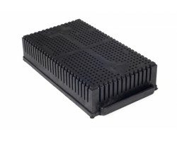 Kadon Heavy-Duty Vented Tote Box HT1910042210 | Durable Plastic Container with Drainage