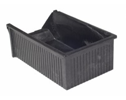 Kadon Heavy-Duty Hopper Front Bin HH191107001000 | Open-Front Plastic Storage Bin
