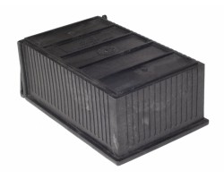 Kadon Heavy-Duty Hopper Front Bin HH191107001000 | Open-Front Plastic Storage Bin