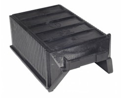 Kadon Heavy-Duty Hopper Front Bin HH191107001000 | Open-Front Plastic Storage Bin