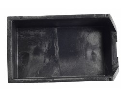Kadon Heavy-Duty Hopper Front Bin HH191107001000 | Open-Front Plastic Storage Bin