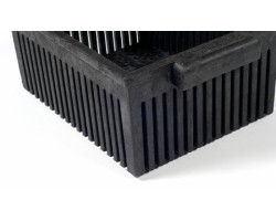 Kadon Heavy-Duty Vented Tote Box HT1510062210 | Rugged Plastic Storage with Ventilation