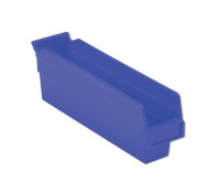 LEWISbins 4 Inch Tall Plastic Shelf Bins