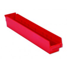 LEWISBins SB244-4 Hopper Front Plastic Shelf Bins - 6 per Carton LEWISBins SB244-4 Hopper Front Plastic Shelf Bins - 6 per Carton