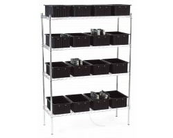 LEWISbins DC1035-XL Conductive Divider Box Container - 8 per Carton