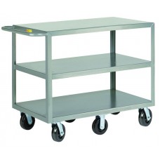 Little Giant 3-Shelf 6-Wheeled Steel Cart - Model 3G6W-2448-6PH