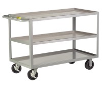 Little Giant 3-Shelf Heavy-Duty Cart | 12-Gauge Steel