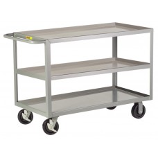 Little Giant 3-Shelf Heavy-Duty Service Cart - Model 3G-2436-6PHBK