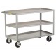 Little Giant 3-Shelf Heavy-Duty Stock Cart - Model 3G-2448-6PHBK