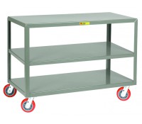 Little Giant 3-Shelf Mobile Steel Table