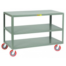 Little Giant 3-Shelf Mobile Steel Table - Model 3IP-2436-5PY 