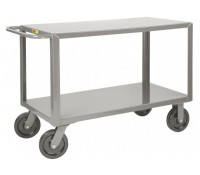 Little Giant Extra Heavy-Duty 2-Shelf Steel Utility Cart