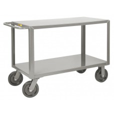 Little Giant 2-Shelf Extra Heavy-Duty Steel Cart - Model GH-2436-8PHK