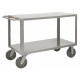 Little Giant 2-Shelf Extra Heavy-Duty Steel Cart - Model GH-2436-8PHK
