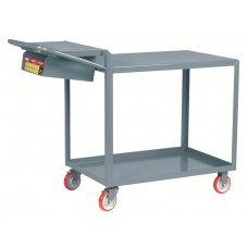 Little Giant Order Picking Steel Cart - Model LGL-2436-WS-P-BK Little Giant Order Picking Steel Cart - Model LGL-2436-WS-P-BK