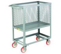 Little Giant 3-Sided Raised Platform Truck with Expanded Metal Sides