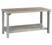 Little Giant Adjustable Height Welded Bench, Hardboard Over Steel Top