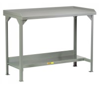Little Giant WSL2-Series Welded Steel Workbench with Back and End Stops