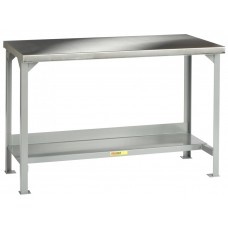 Little Giant Stainless Steel Top Welded Workbench - WSS2-3048-36 Little Giant Stainless Steel Top Welded Workbench - WSS2-3048-36