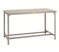 Little Giant WST1-Series Fixed Height Welded Steel Open Base Workbench