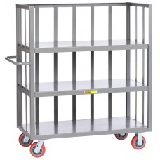 Little Giant 3-Sided Steel Shelf Truck - S3-2448-6PY