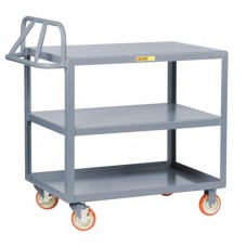 Little Giant Ergonomic Steel Stock Picking Truck - ERG-3048-8PYBK Little Giant Ergonomic Steel Stock Picking Truck - ERG-3048-8PYBK