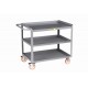 Little Giant 3-Shelf Steel Service Cart - Model 3MW-2436-5TL 