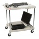 Metro 2-Shelf myCart Polymer Utility Cart - MY1627-24G 