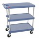 Metro 3-Shelf myCart Polymer Utility Cart - MY1627-34BU 
