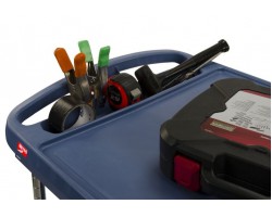 Metro 3-Shelf myCart Polymer Utility Cart - MY2636-35BU 